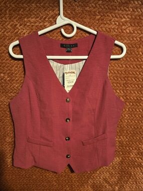 Tullea Button Front Vest